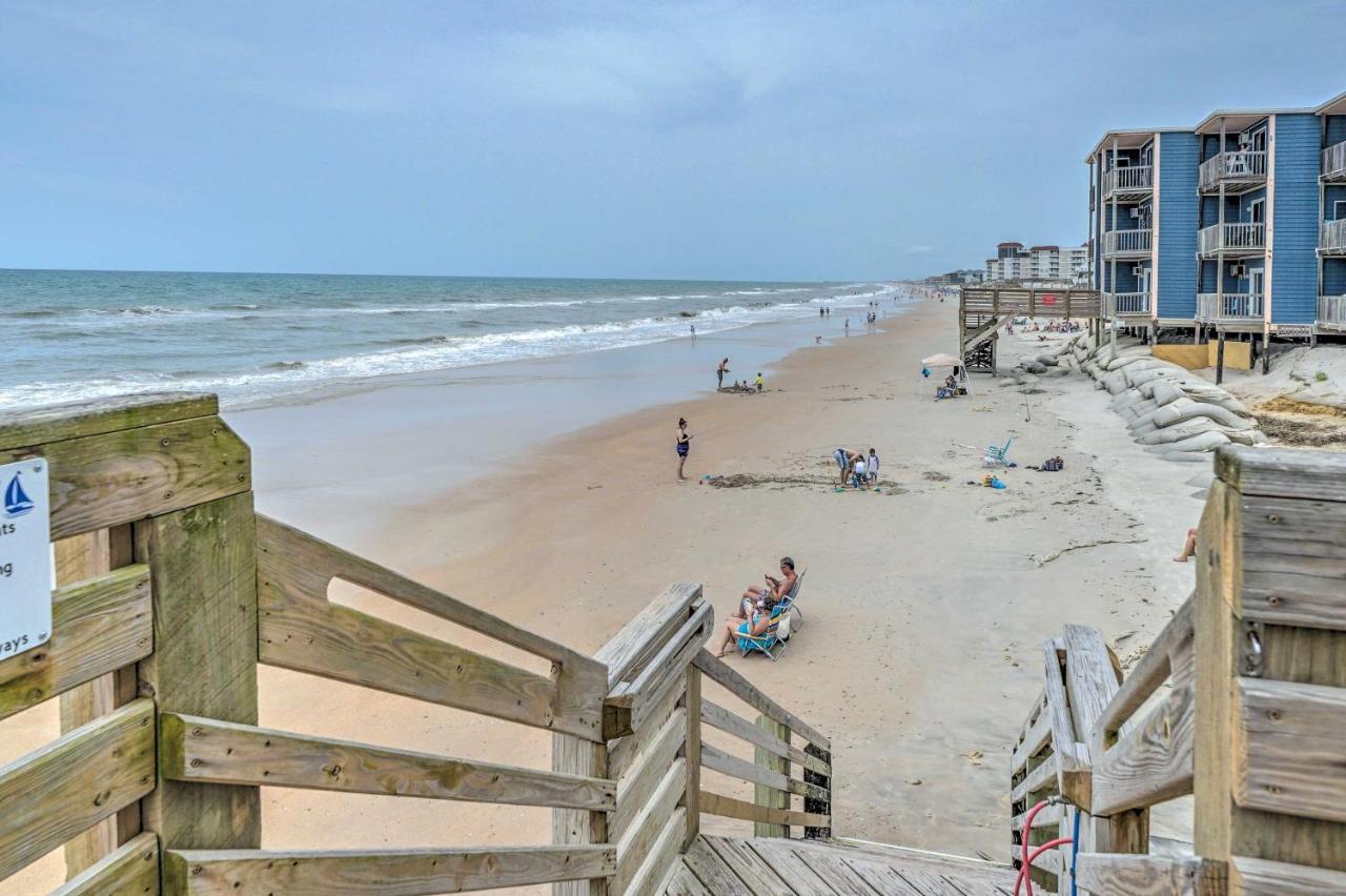 Convenient Retreat With Balcony And Ocean Views! Appartement North Topsail Beach Buitenkant foto